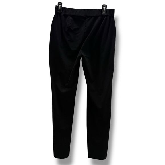 Eileen Fisher Womens Pants Sz S Black Washable Stretch Crepe Pockets Ankle - Picture 5 of 9